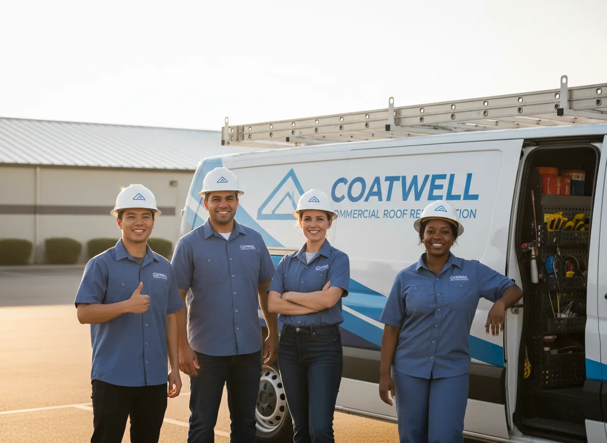 Commercial roof coating company in Dubach, LA